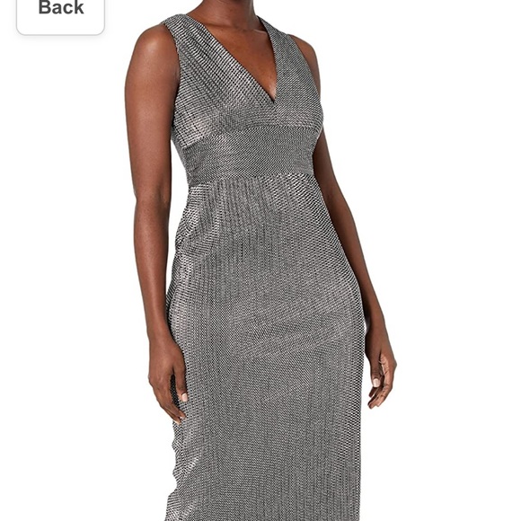 NWT Adrianna Papell Chainmail Sleeveless Sheath Dress - Picture 3 of 13